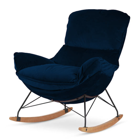 Krēsls Dot Design Berco samta 100 × 80 × 95 cm tumši zils - N1 Home