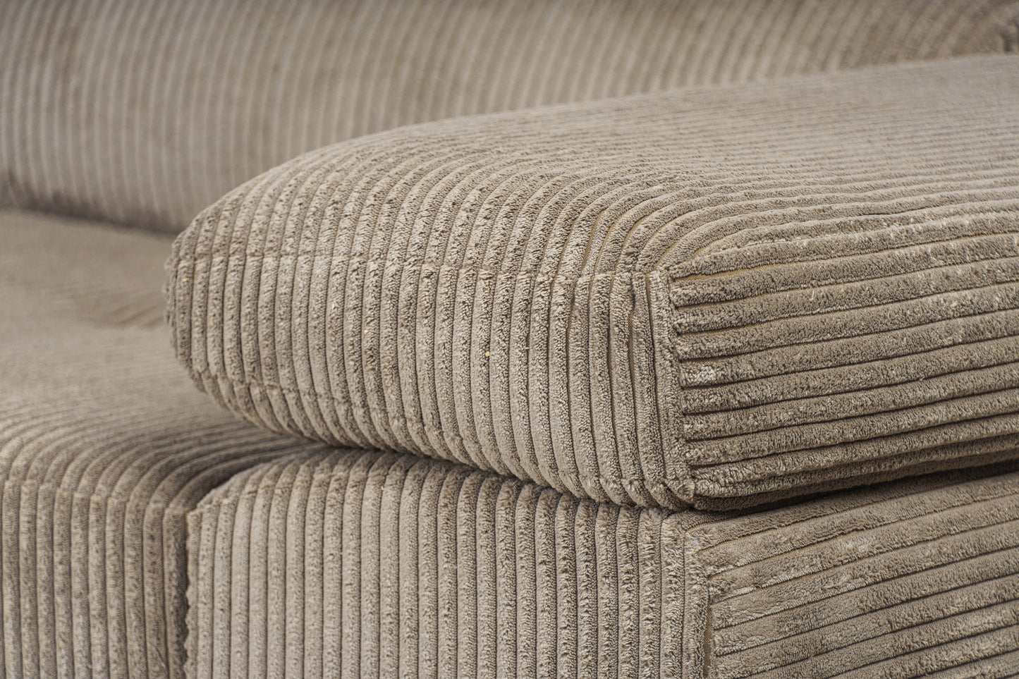 Dīvāns TOKYO velvet kreisais stūris 277/76-98/201 cm bēšs - N1 Home