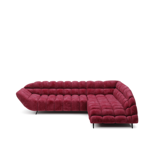Sofa POKO 278/94/197 cm fuchsia