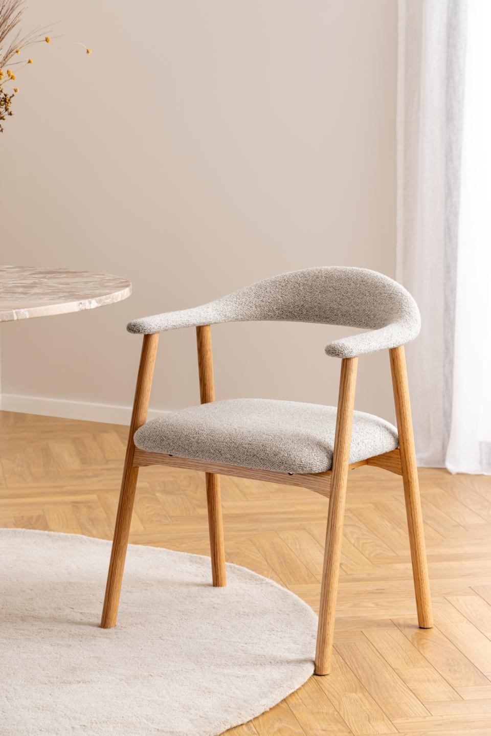 Krēsls Ader 56/54/75,5 cm bēšs - N1 Home