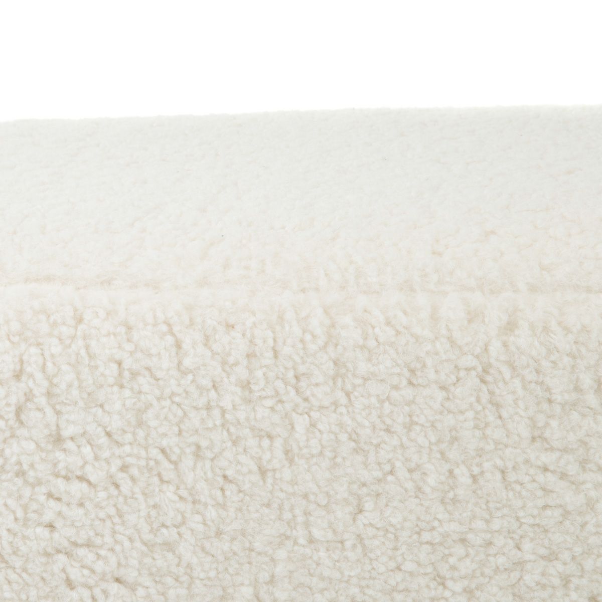 Sols ELSA bēšs no auduma TEDDY BOUCLÉ 120x40x44 cm - N1 Home