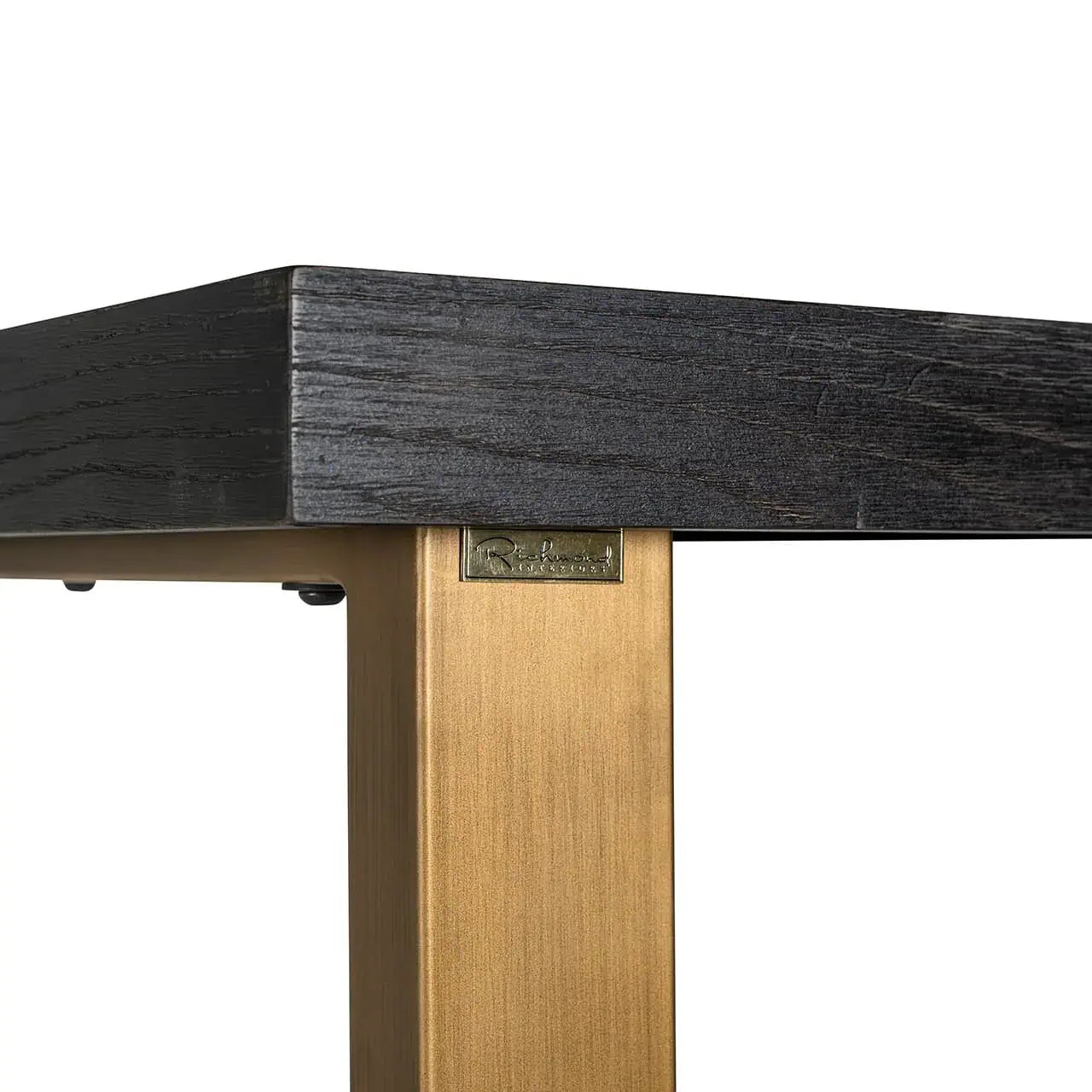 Bāra galds Blackbone Richmond Interiors 106/160/80 cm melns rustikāls