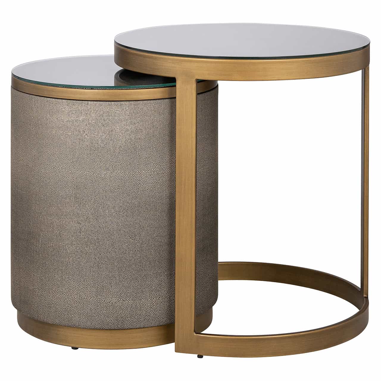 Комплект столиков Bloomville 2 шт. Richmond Interiors 55/50/50 см золото