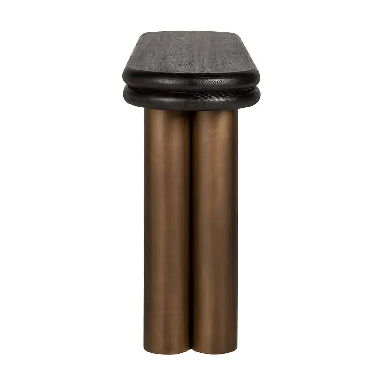 Konsole Makaron Richmond Interiors 85/160/38 cm melns rustikāls