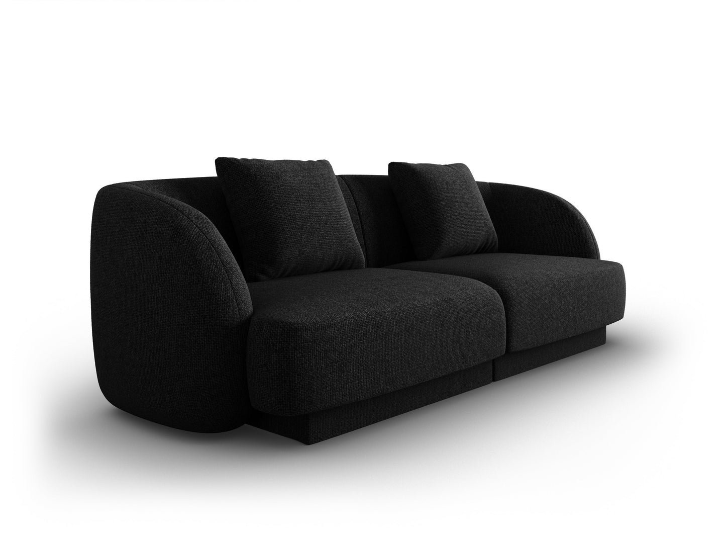 Dīvāns Cosmopolitan Design Tulum 184x85x74 melns - N1 Home
