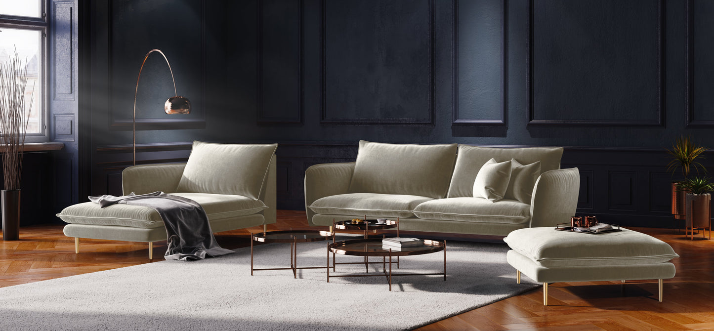 Dīvāns Cosmopolitan Design Vienna 200x92x95 cm bēšs - N1 Home