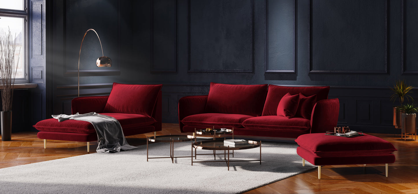 Dīvāns Cosmopolitan Design Vienna 200x92x95 cm bordo - N1 Home