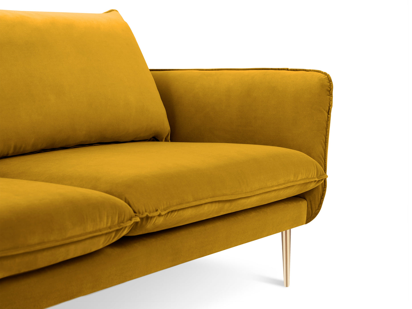 Dīvāns Cosmopolitan Design Vienna 200x92x95 cm sinepes - N1 Home
