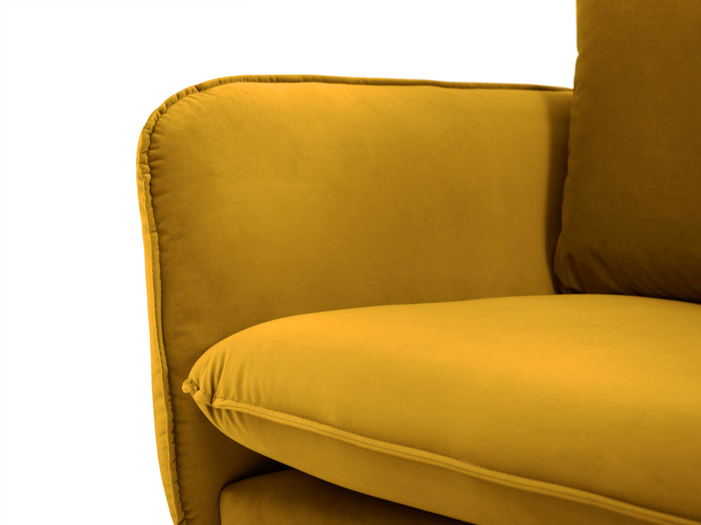 Dīvāns Cosmopolitan Design Vienna 200x92x95 cm sinepes - N1 Home