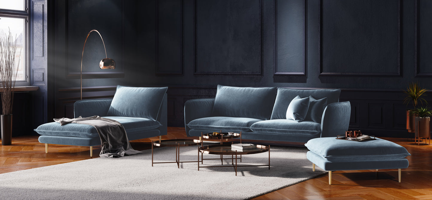 Dīvāns Cosmopolitan Design Vienna 200x92x95 cm debesjums zils - N1 Home