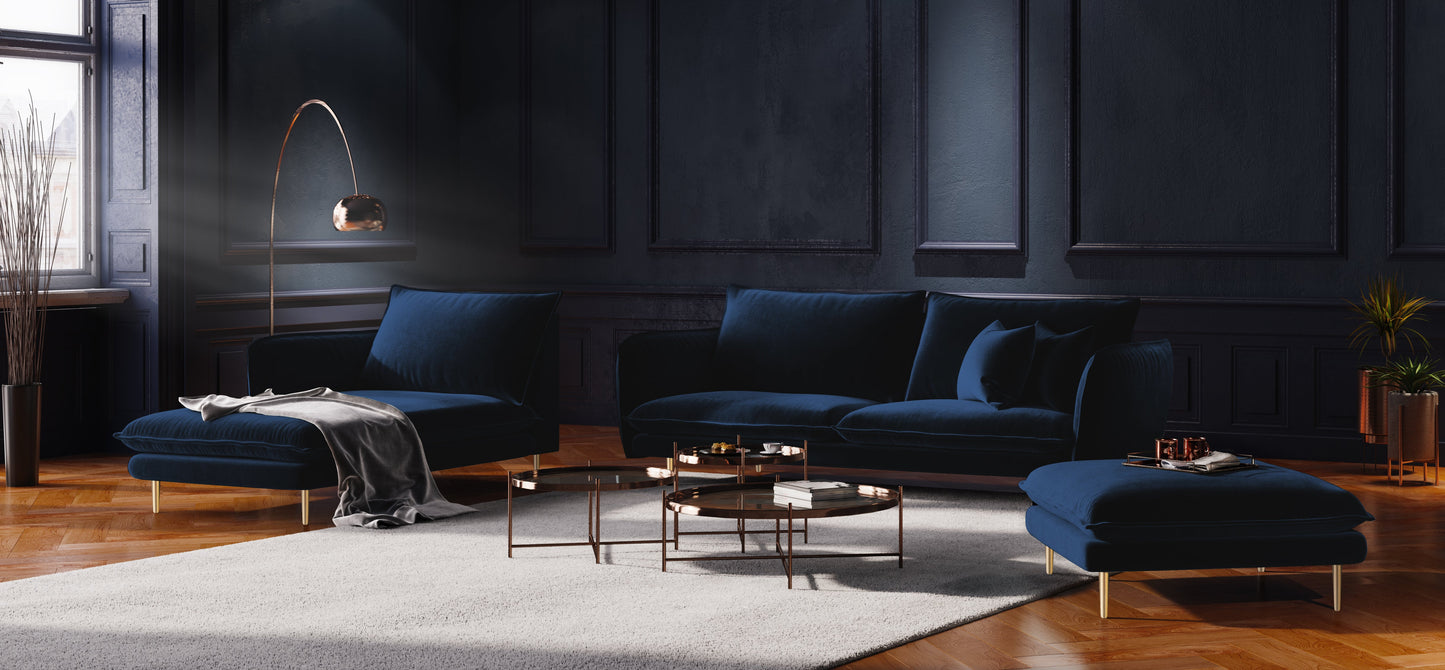 Dīvāns Cosmopolitan Design Vienna 200x92x95 cm tumši zils - N1 Home