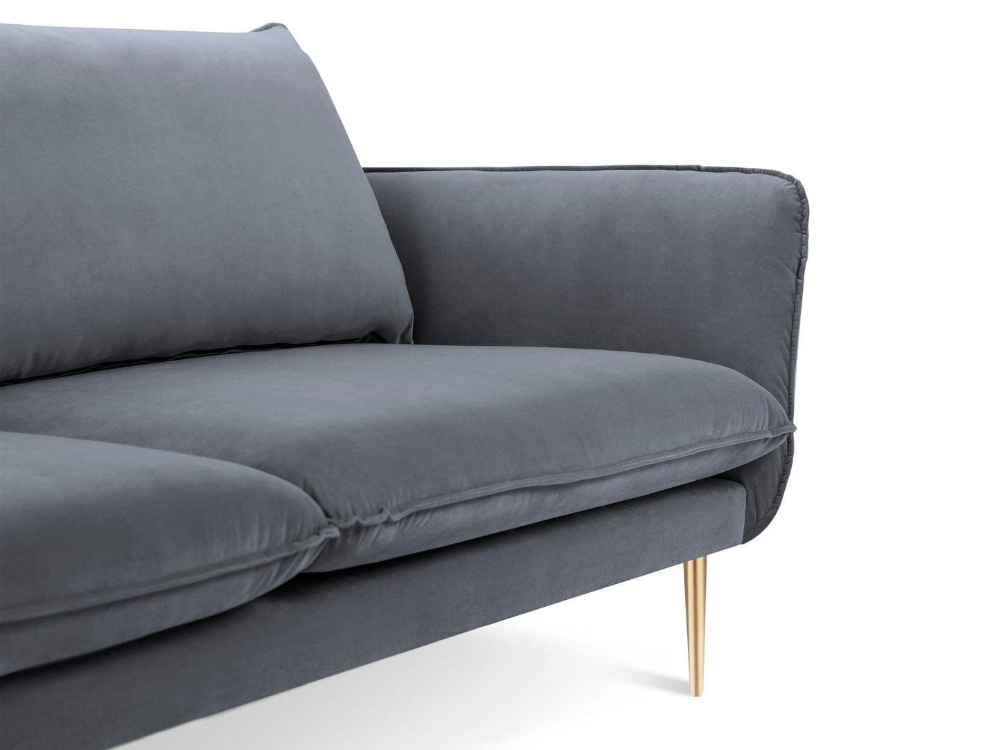 Dīvāns Cosmopolitan Design Vienna 200x92x95 cm pelēks - N1 Home
