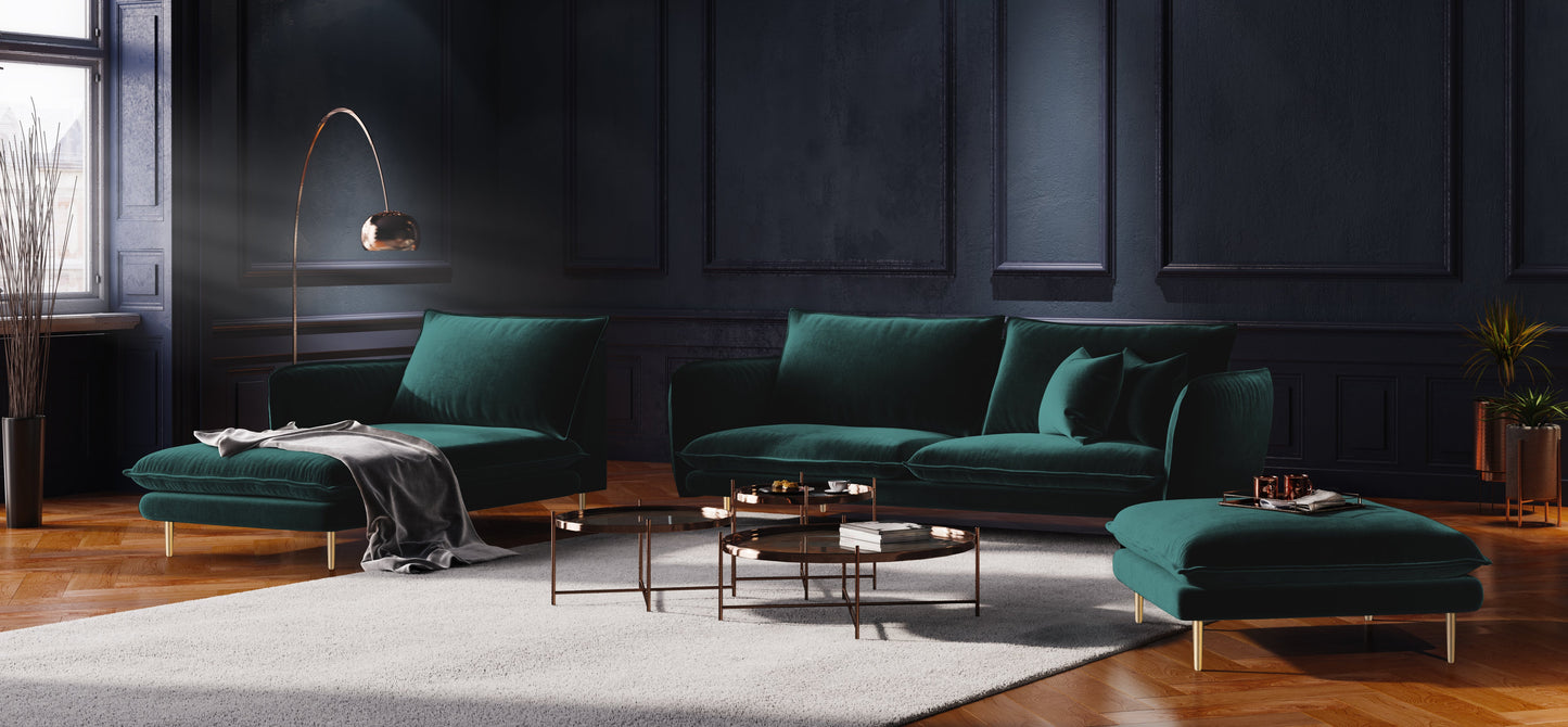 Dīvāns Cosmopolitan Design Vienna 200x92x95 cm jūras zaļs - N1 Home