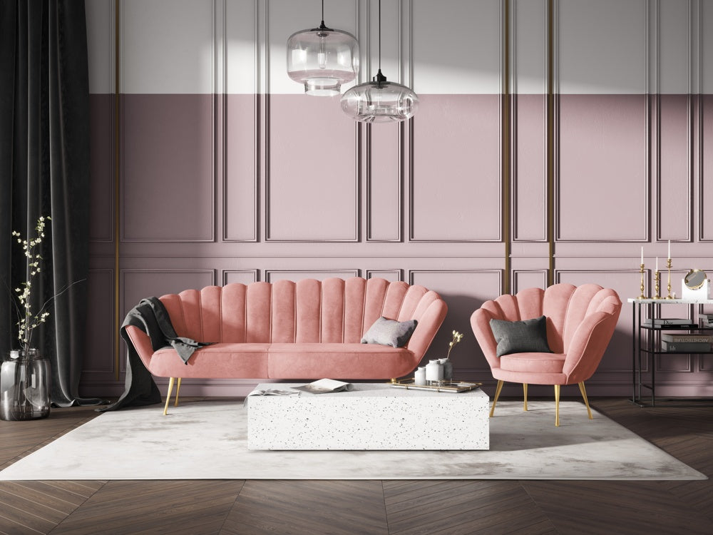 Dīvāns Kingston Cosmopolitan design 224x95x85 cm Ma 2257/3 kāju krāsas - N1 Home