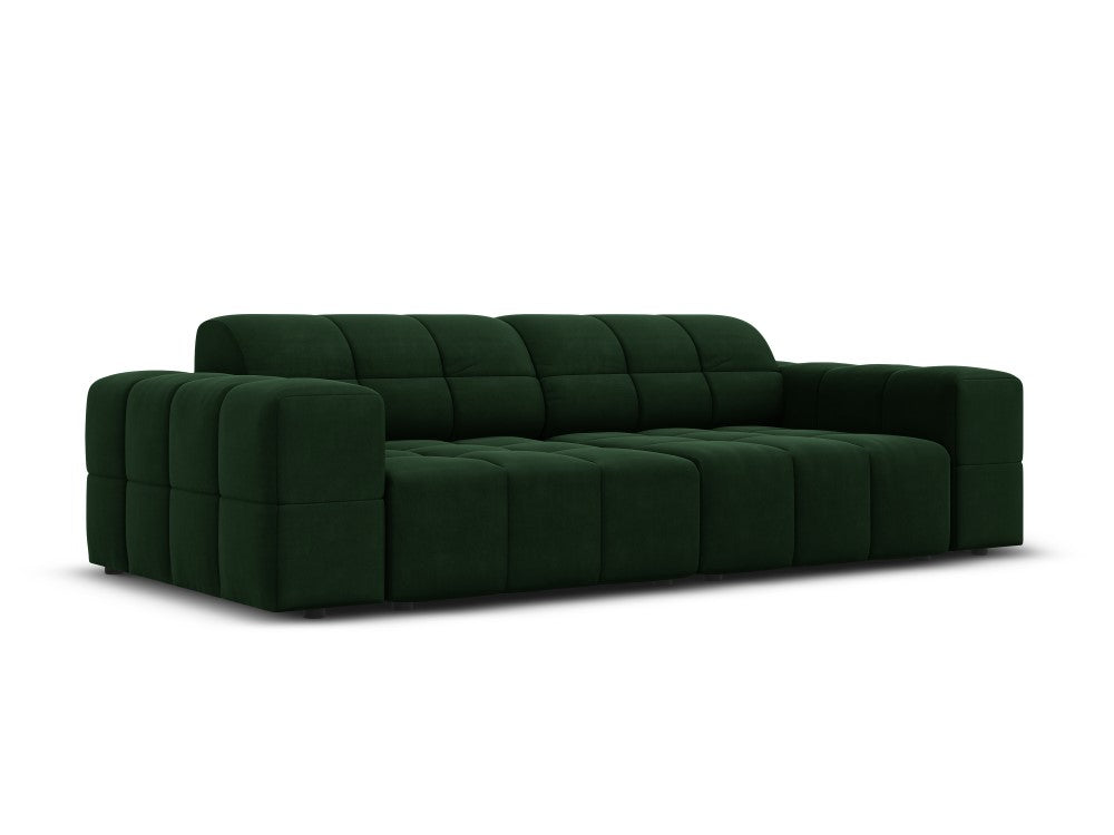 Dīvāns "Chicago" Cosmopolitan Design 204/102/70 cm tumši zaļš Blu 78 - N1 Home