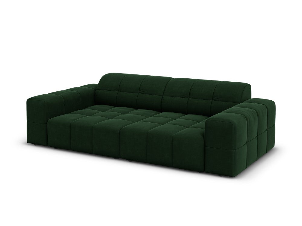 Dīvāns "Chicago" Cosmopolitan Design 204/102/70 cm tumši zaļš Blu 78 - N1 Home