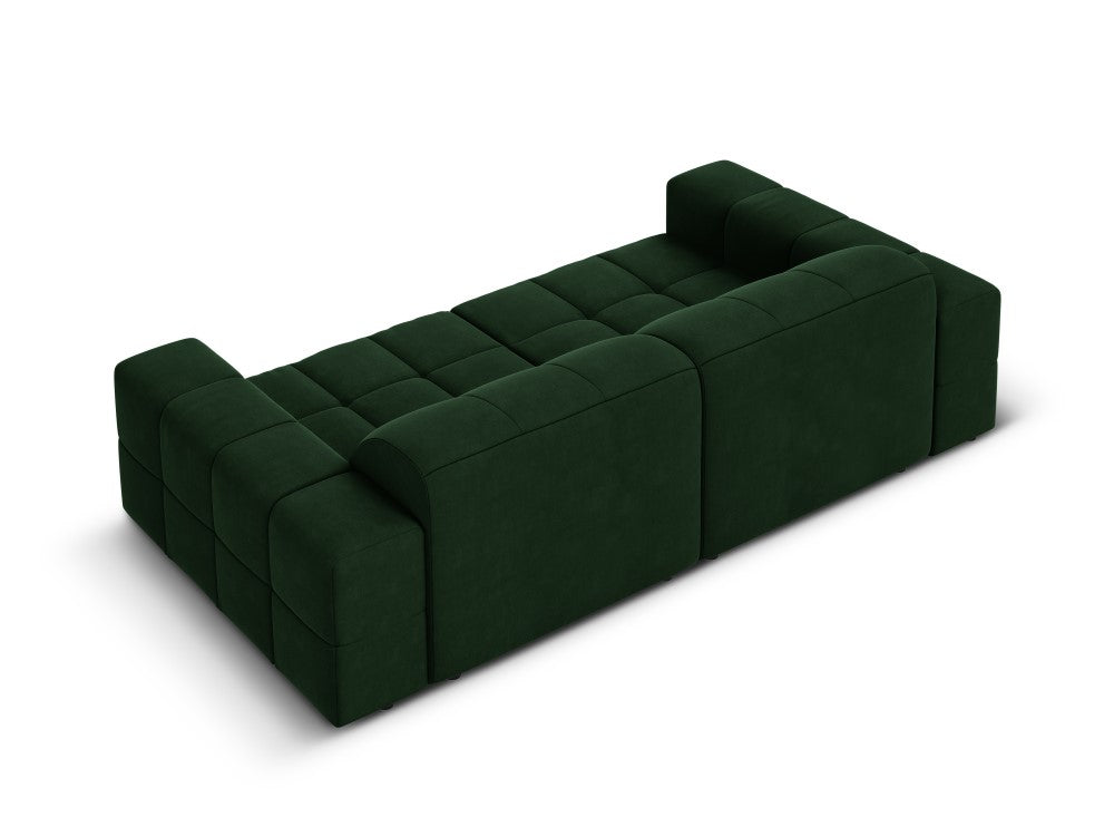 Dīvāns "Chicago" Cosmopolitan Design 204/102/70 cm tumši zaļš Blu 78 - N1 Home
