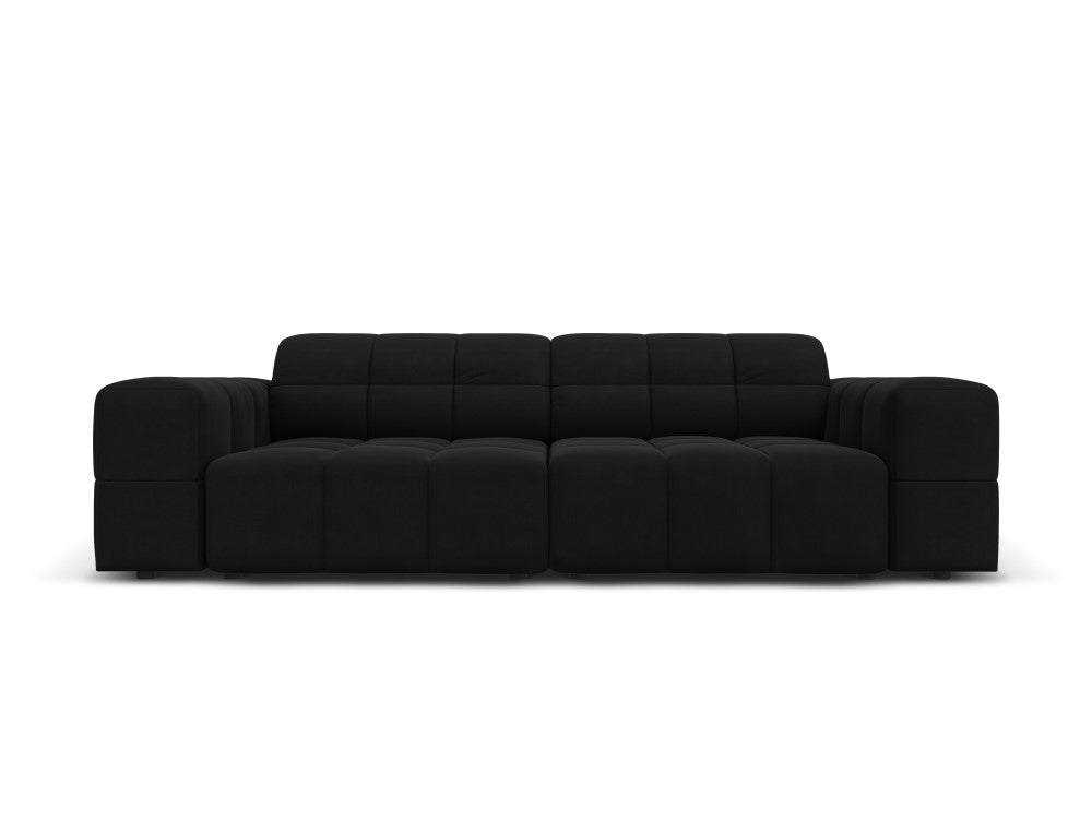 Dīvāns "Chicago" Cosmopolitan Design 204/102/70 cm melns Blu 19 - N1 Home