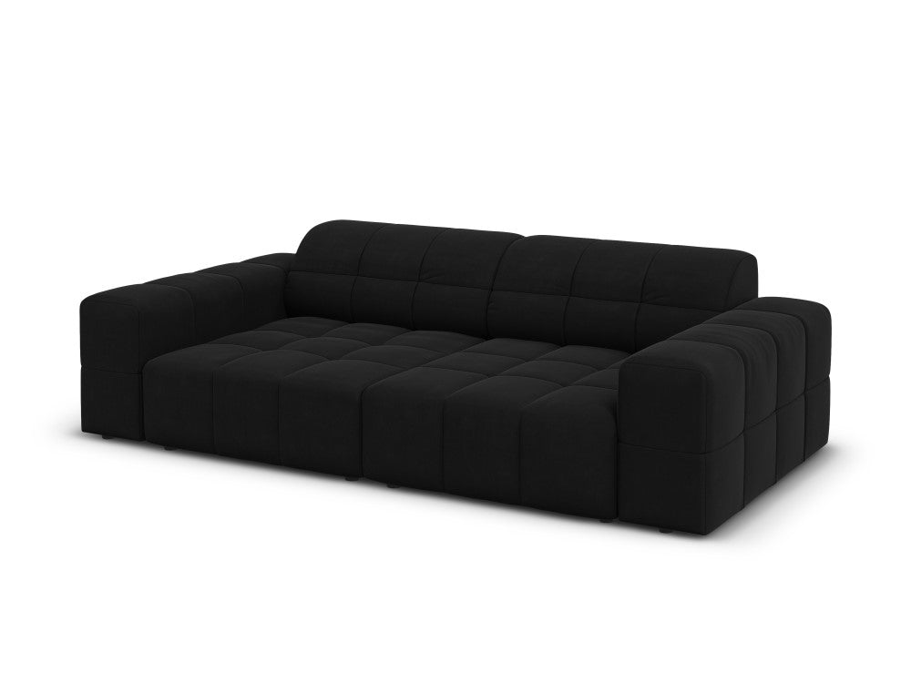 Dīvāns "Chicago" Cosmopolitan Design 204/102/70 cm melns Blu 19 - N1 Home