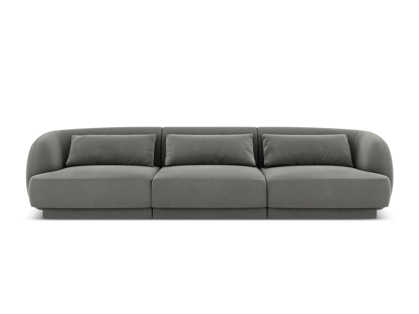 Dīvāns Cosmopolitan Design Tulum 259x85x74 cm pelēks - N1 Home