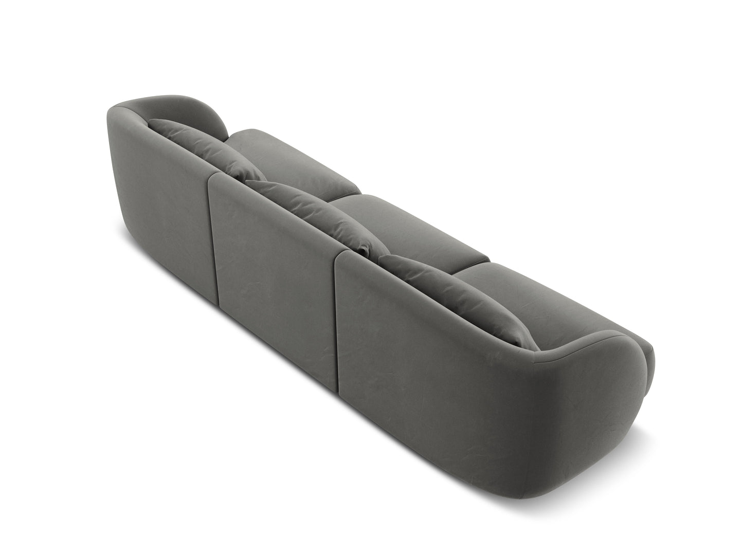Dīvāns Cosmopolitan Design Tulum 259x85x74 cm pelēks - N1 Home
