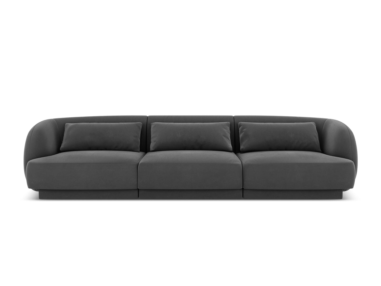 Dīvāns Cosmopolitan Design Tulum 259x85x74 cm tumši pelēks - N1 Home