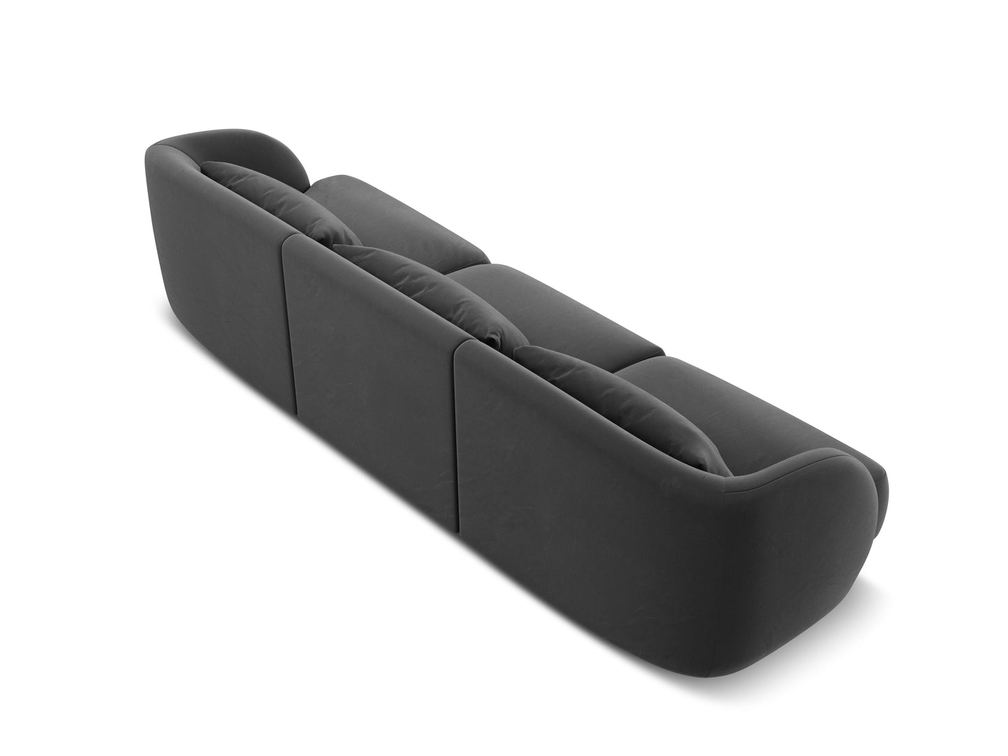 Dīvāns Cosmopolitan Design Tulum 259x85x74 cm tumši pelēks - N1 Home
