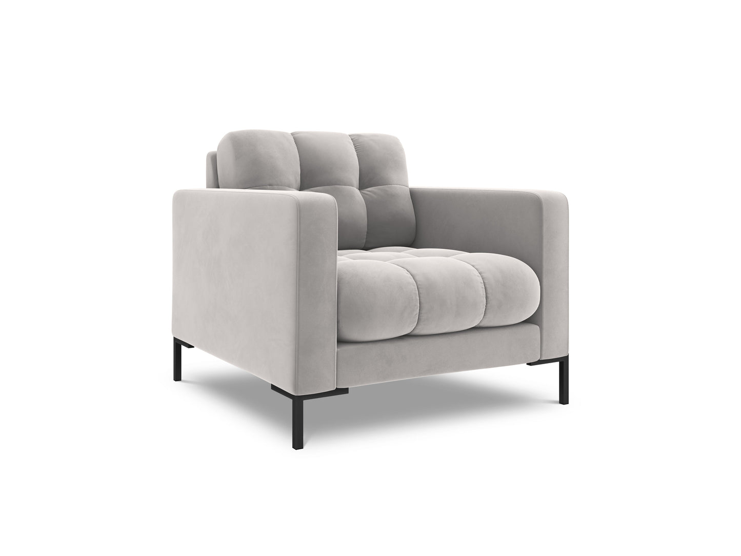 Atzveltnes krēsls Cosmopolitan Design Bali 87x92x75 cm gaiši pelēks - N1 Home