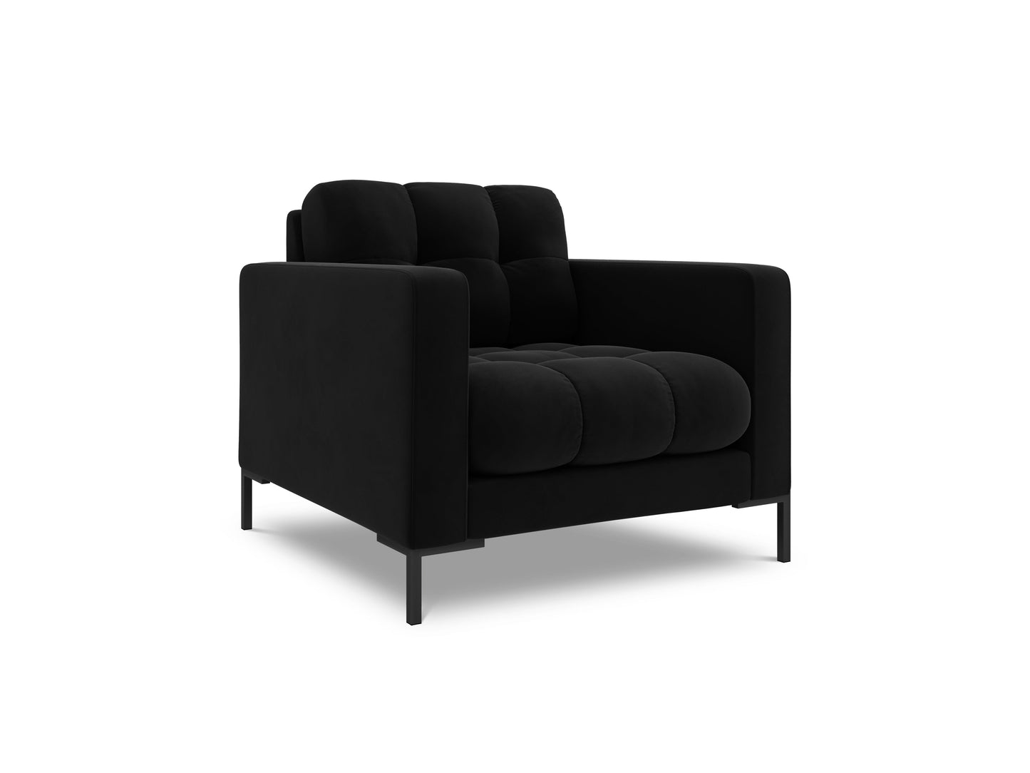Atzveltnes krēsls Cosmopolitan Design Bali 87x92x75 cm melns - N1 Home