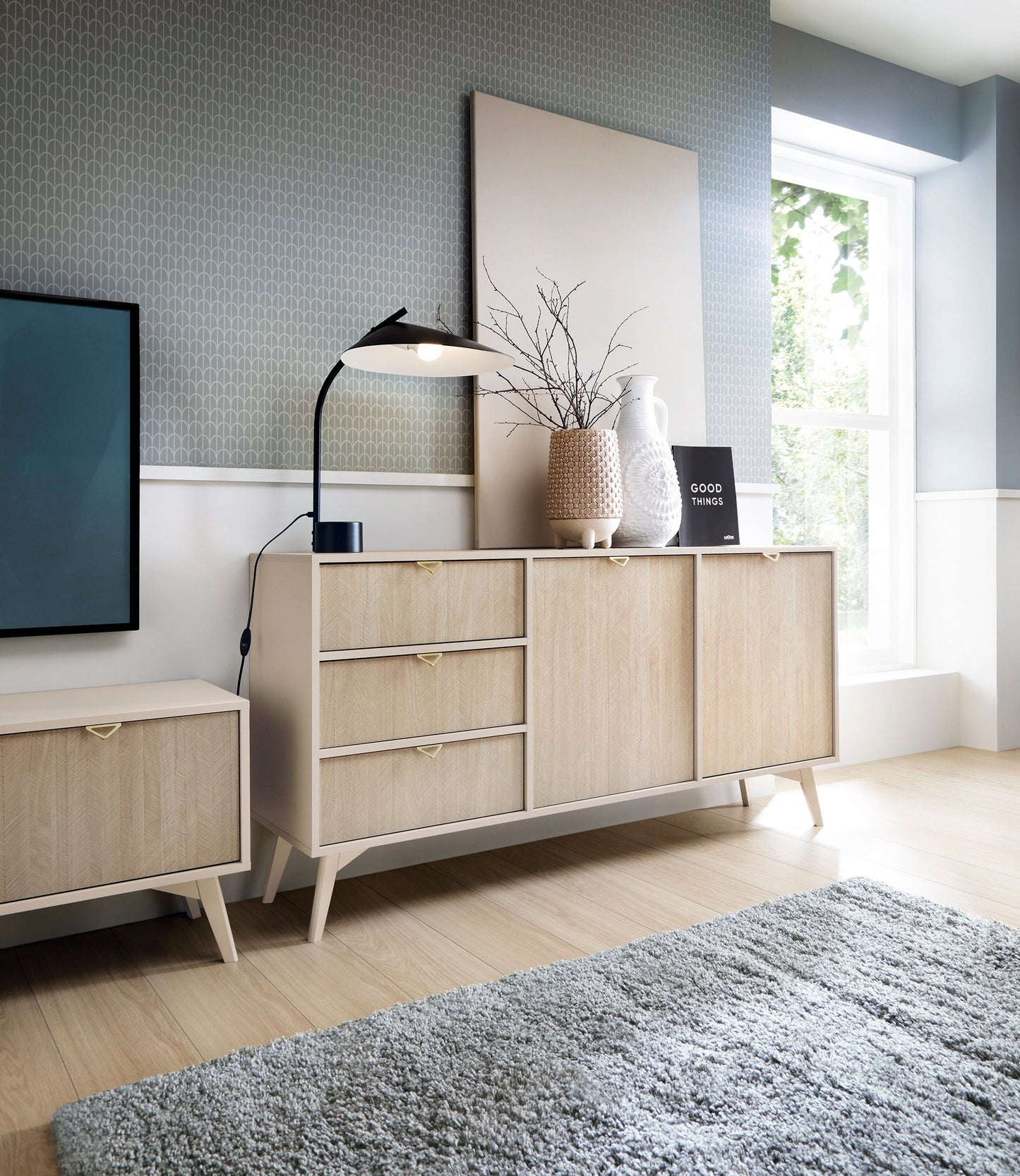 Kumode FIORD 158/80/38 cm - N1 Home
