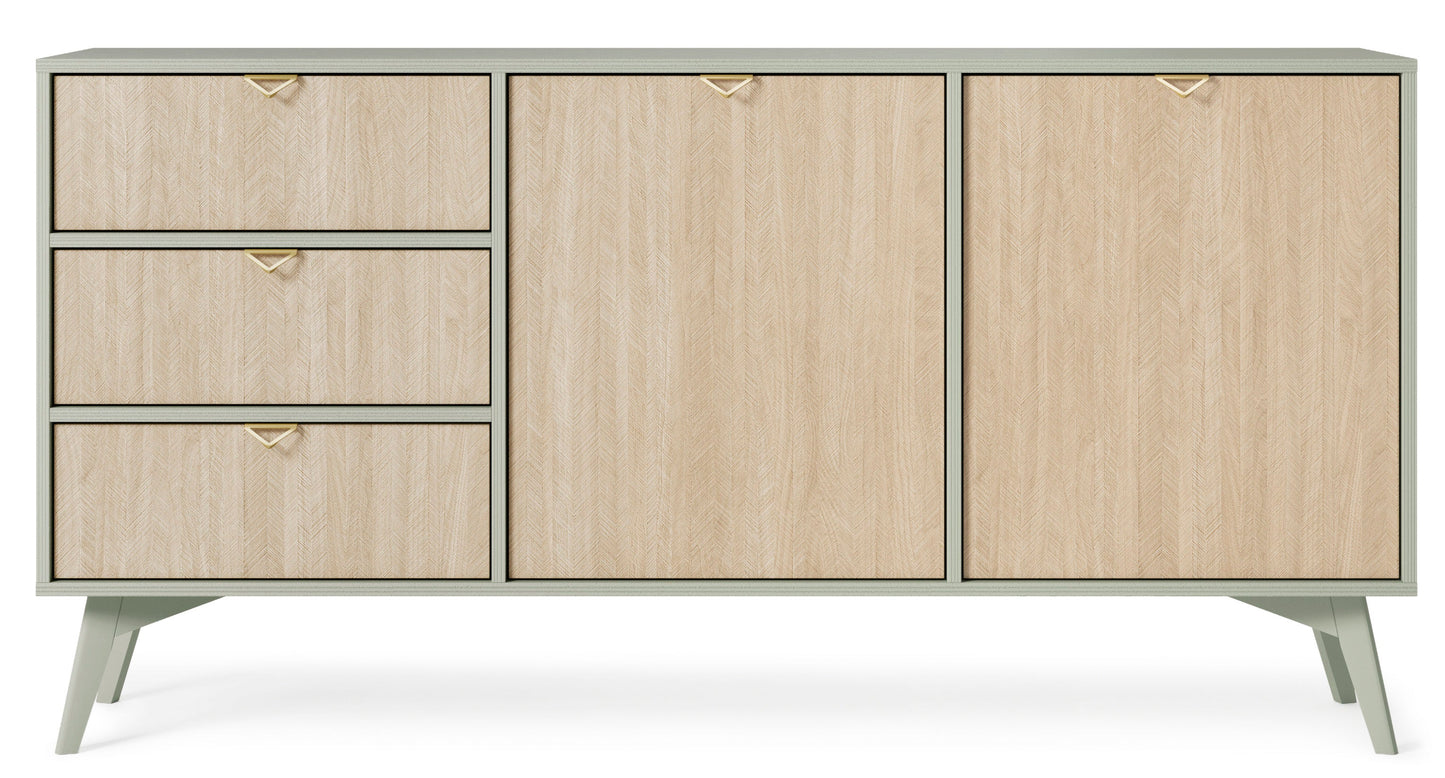 Kumode FIORD 158/80/38 cm eikalipts - N1 Home