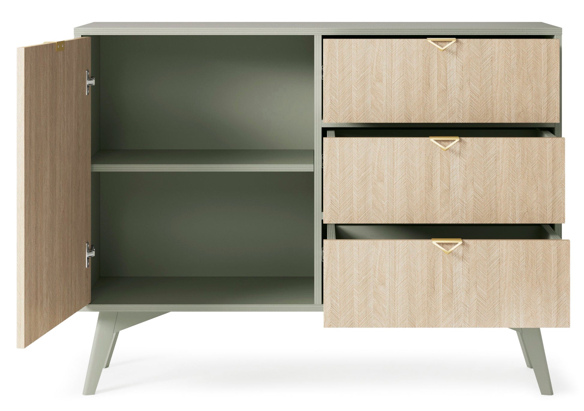 Kumode FIORD 106/80/38 cm eikalipts - N1 Home
