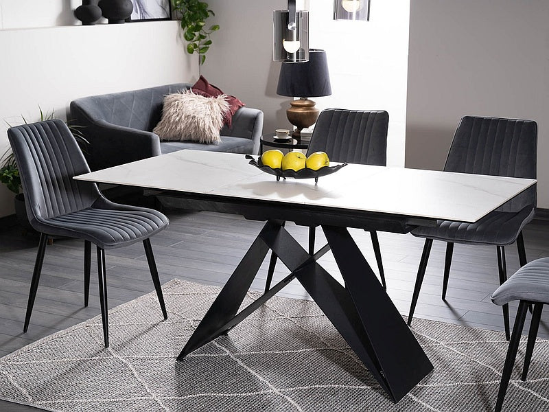 Galds Westin SC, marmora efekts 80x120-160 cm