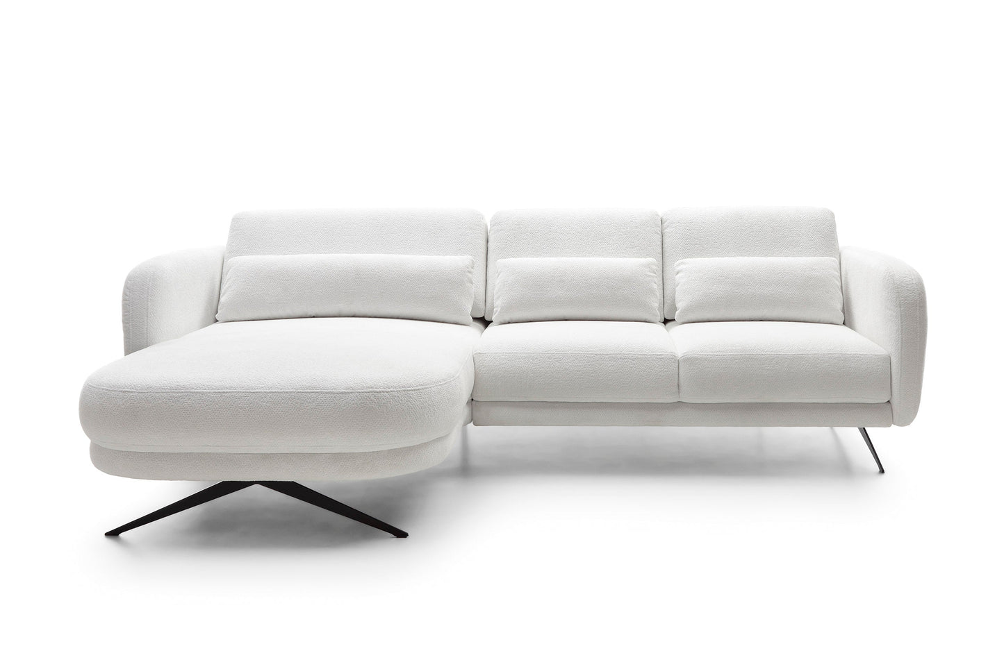 Dīvānu ALLURE 260/177/111 balts