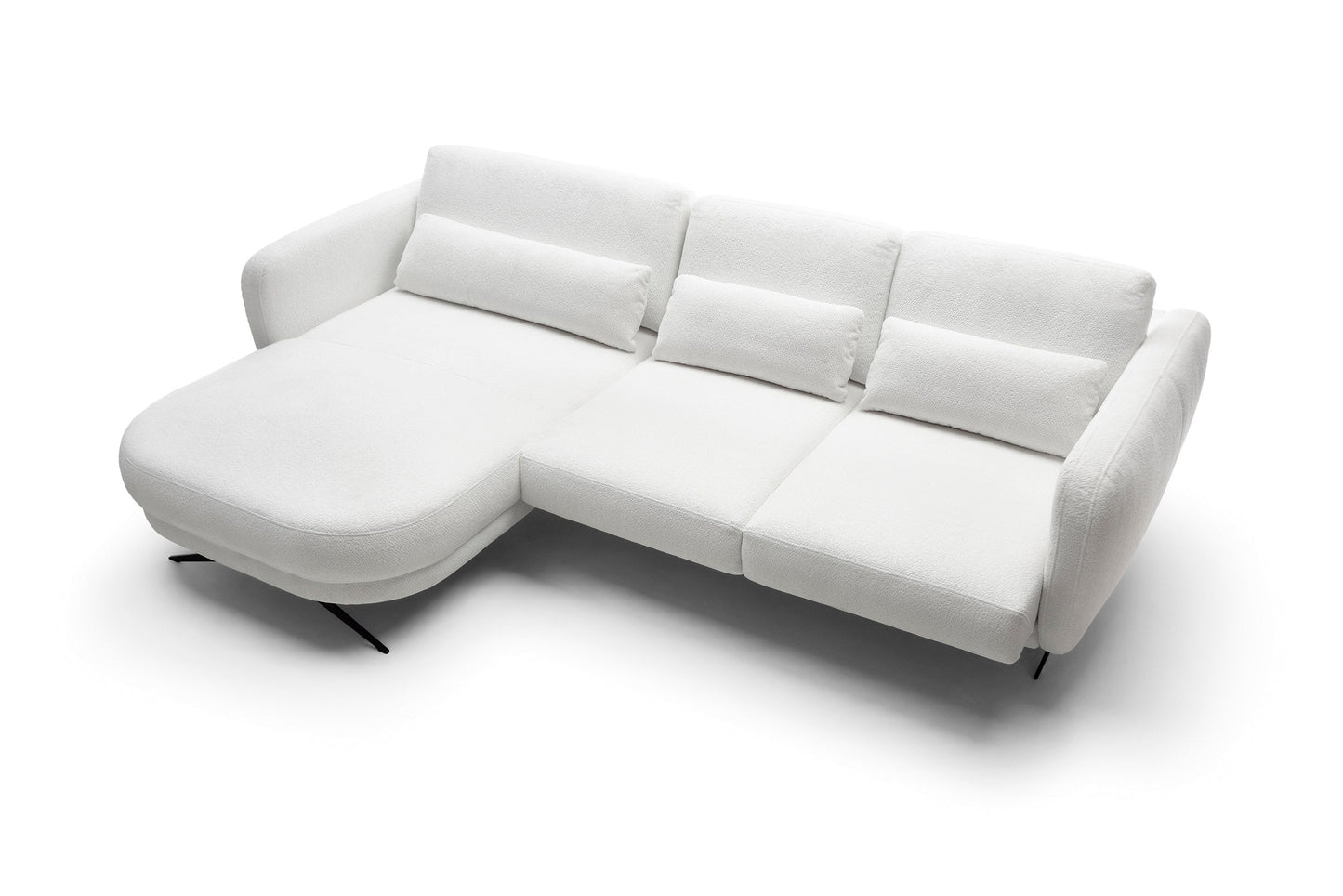 Dīvānu ALLURE 260/177/111 balts