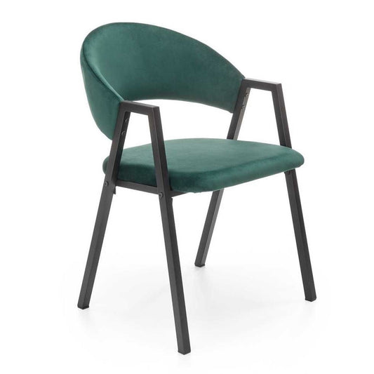 JG tumši zaļs krēsls 54/58/82/47 cm