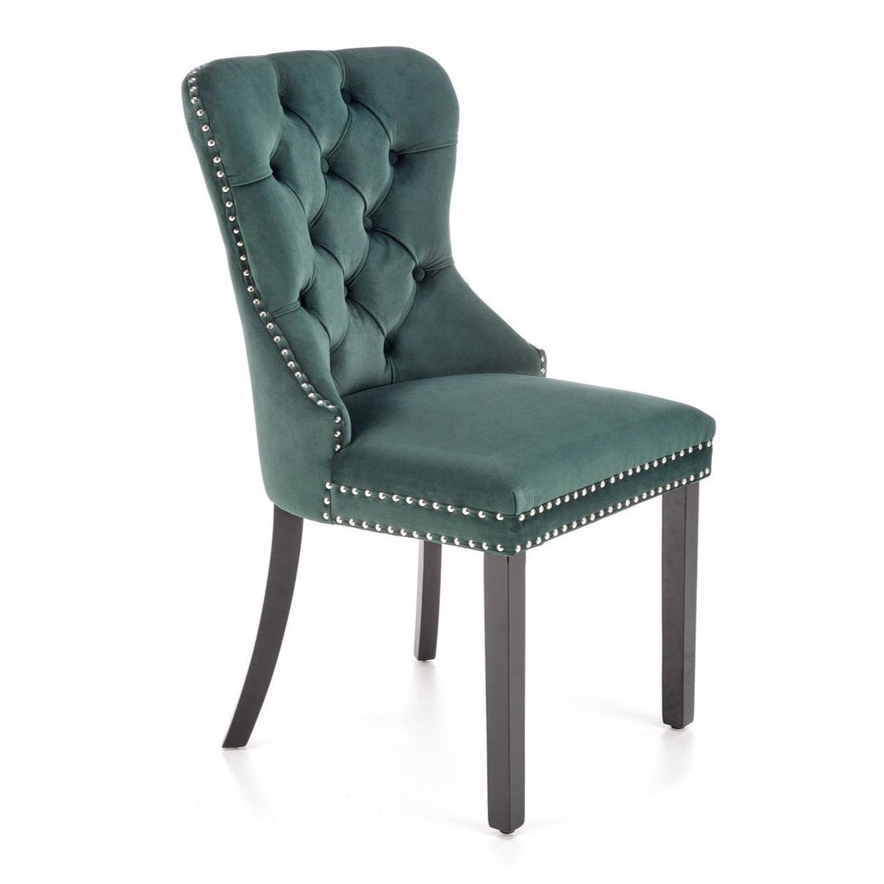 KR melns krēsls / krāns: tumši zaļs 54/60/100/53 cm