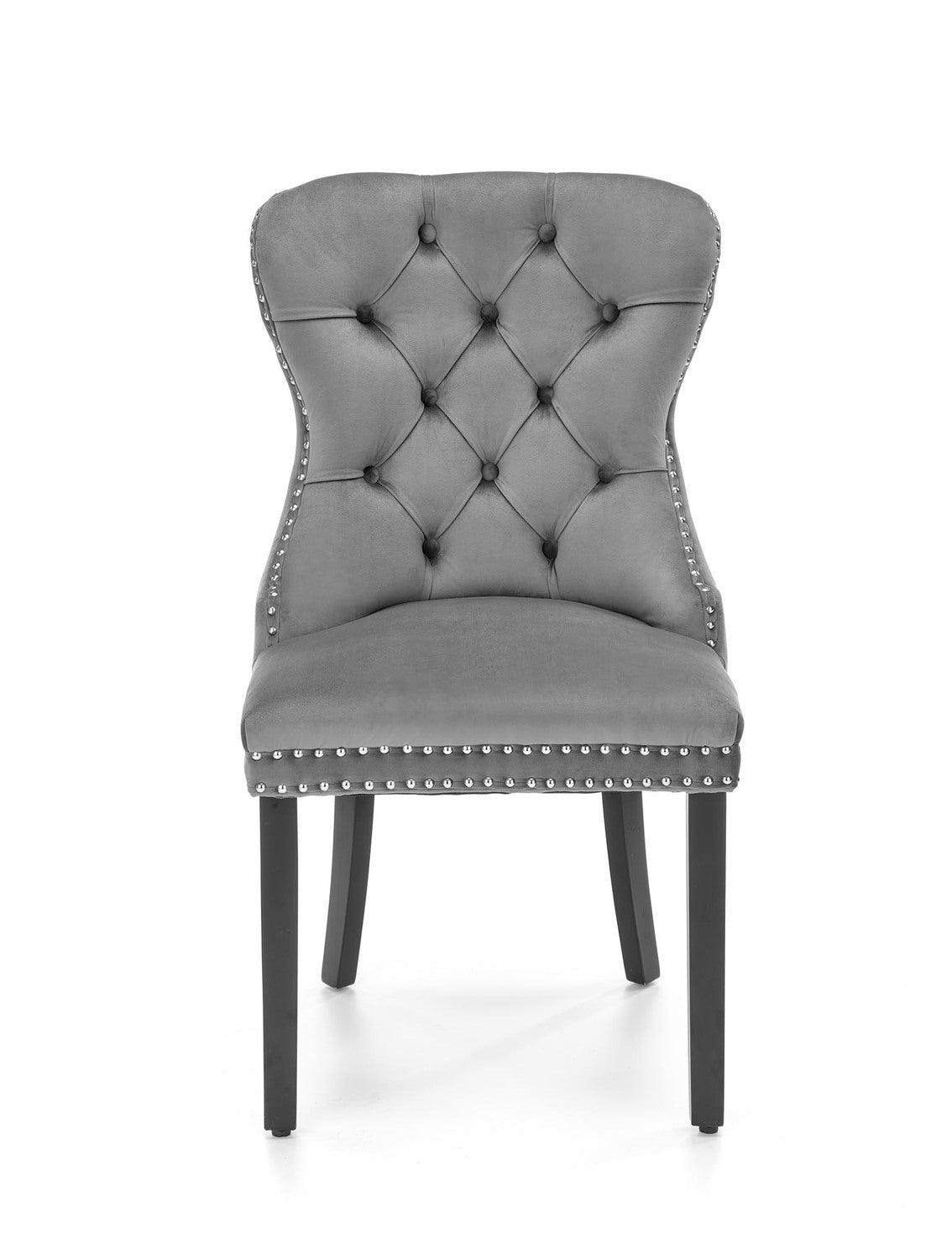 KR melns/krēsli: pelēks 54/60/100/53 cm