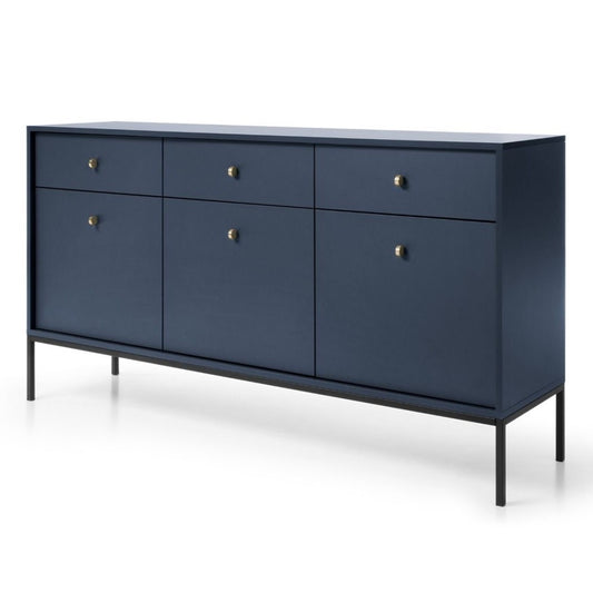 Kumode MN tumši zila 153,4x83,2x39 cm
