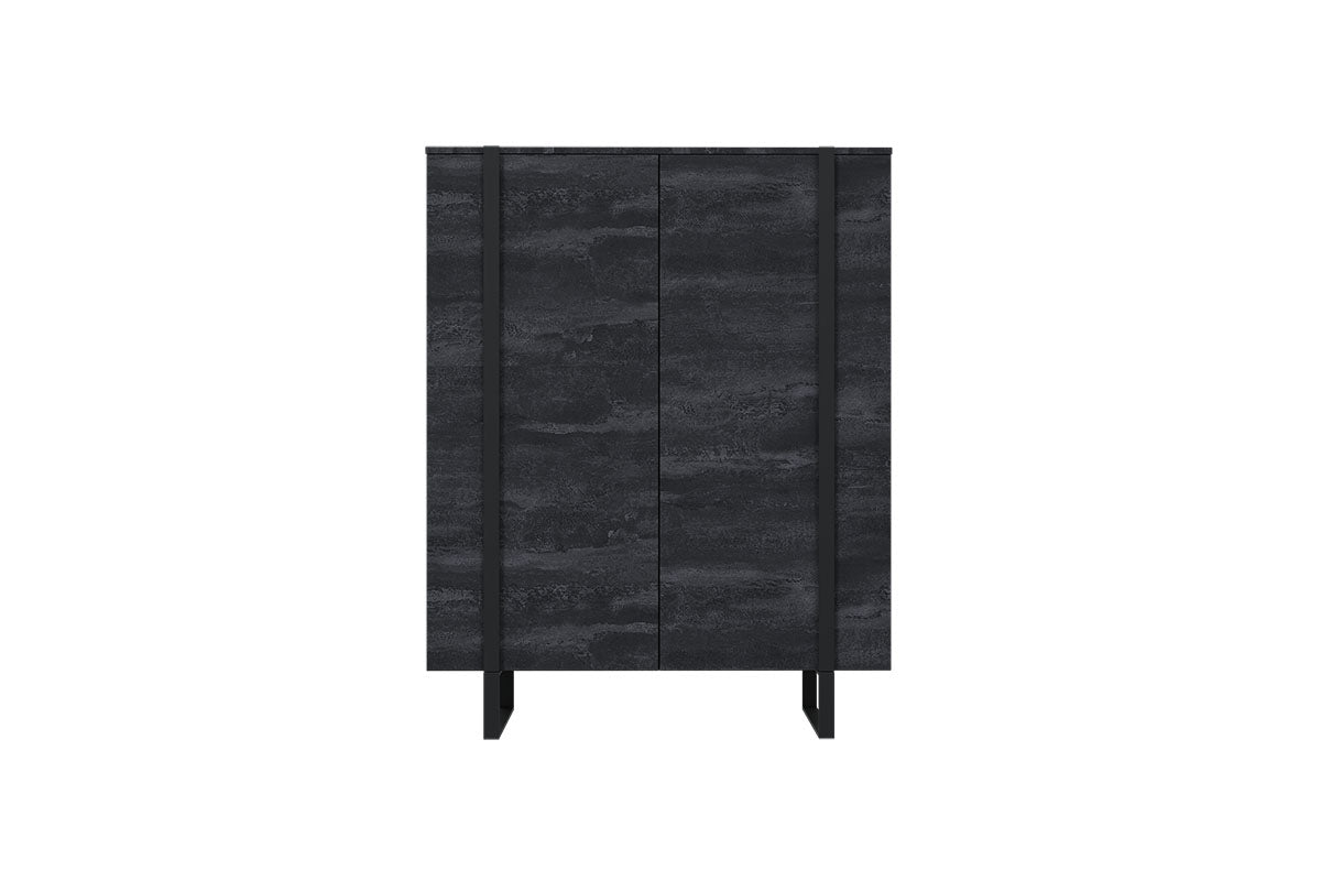 Kumode VECA 120/152/45 melns/ ogļu