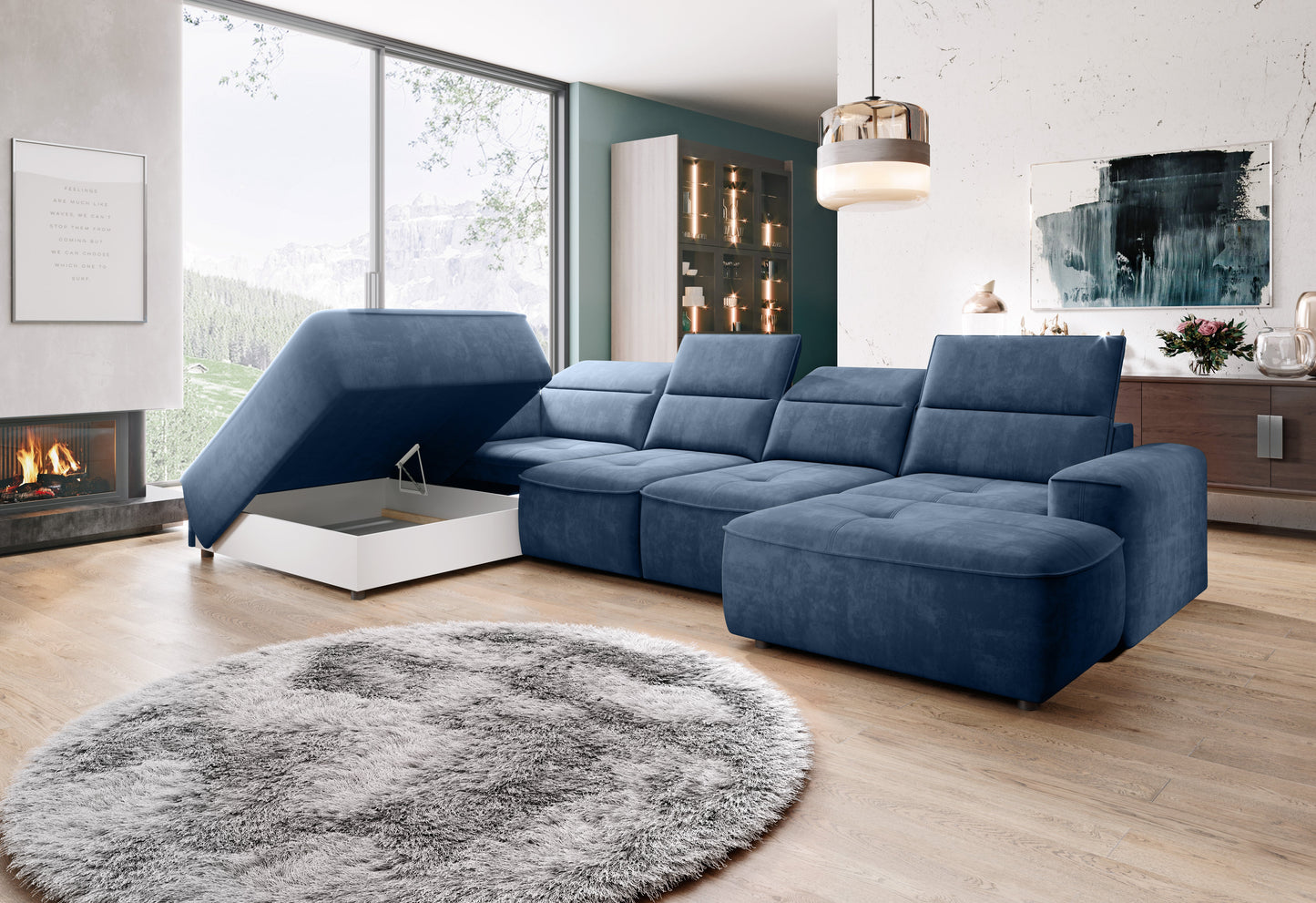Dīvāns KOLO XL 376/227/182 cm - N1 Home