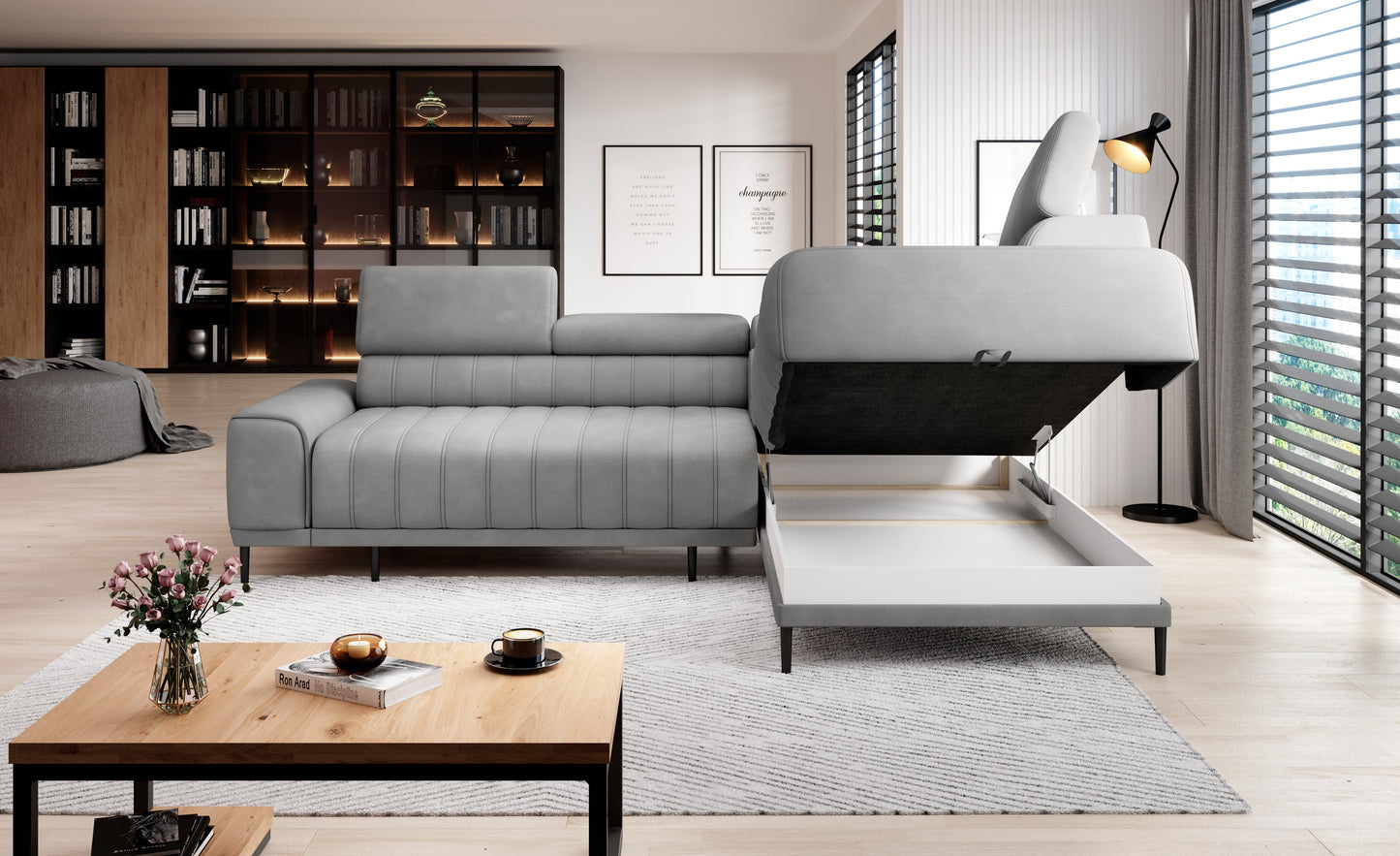 Dīvāns KAVA L 268/200/100 cm - N1 Home