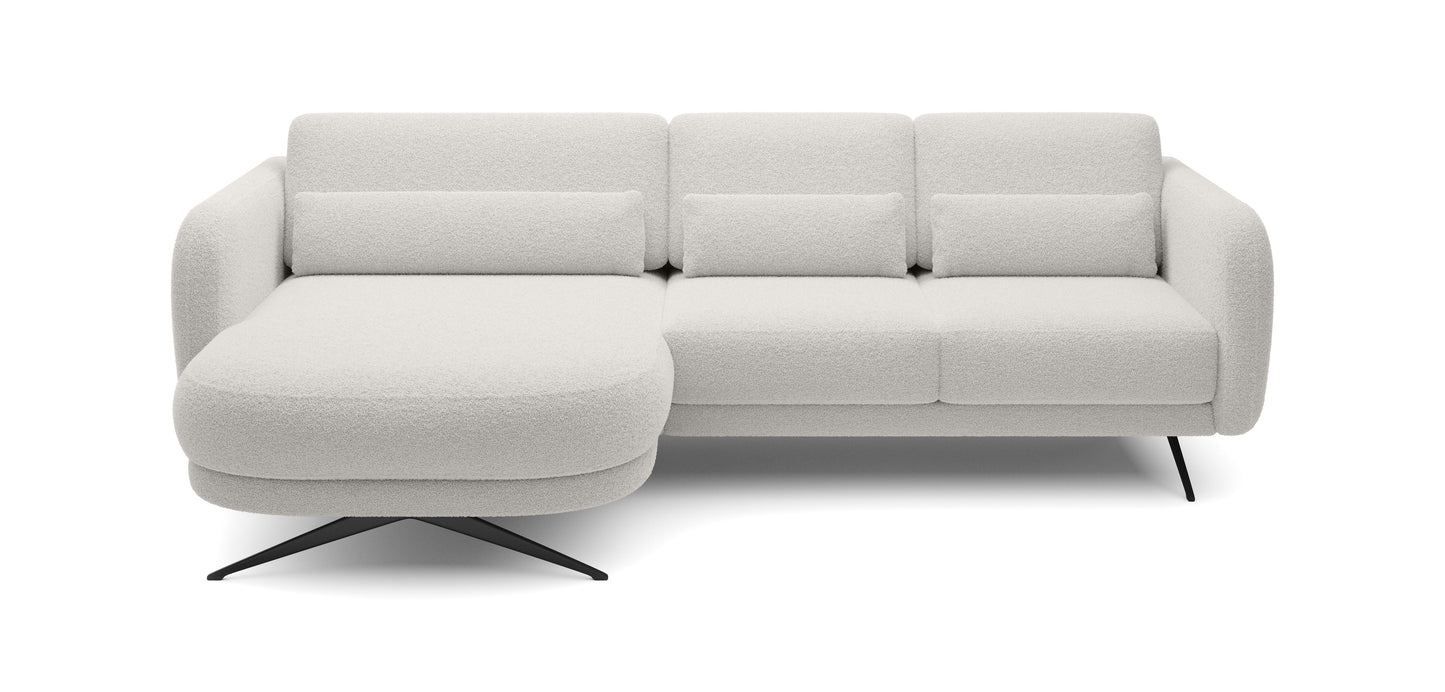 Dīvānu ALLURE 260/177/111 balts