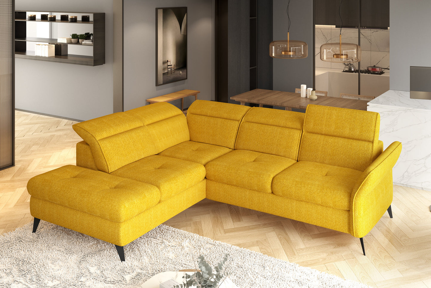 Dīvāns LP 260/105/11 cm - N1 Home