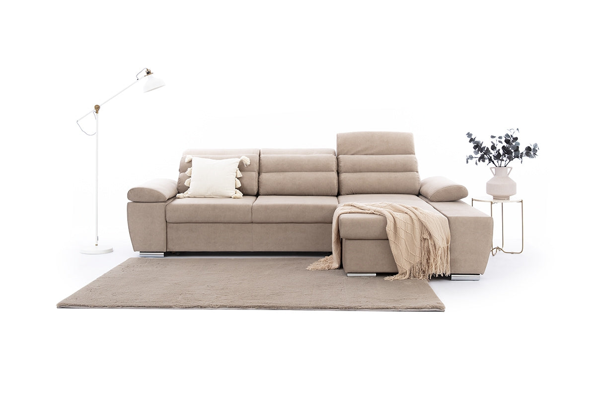 Dīvāns ART M 280/86-103/186 cm bēšs - N1 Home