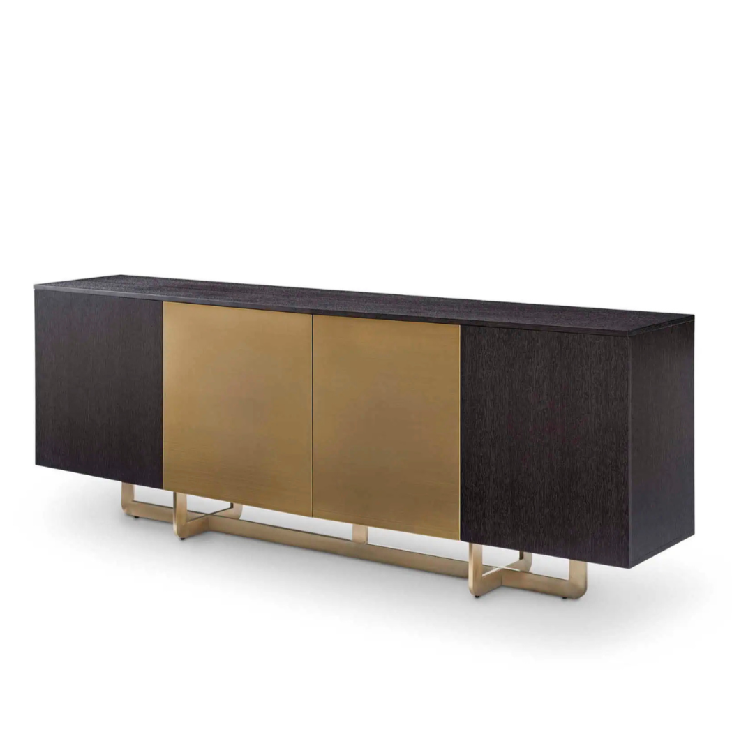 Kumode Dax 4-durvju Richmond Interiors 80/220/45 cm ogles krāsā - N1 Home