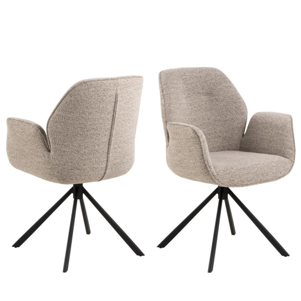 Krēsls Ars M 60,5/58,5/91 cm bēšs - N1 Home
