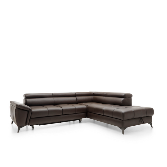 Sofa MOSA leather 265/222/98 cm
