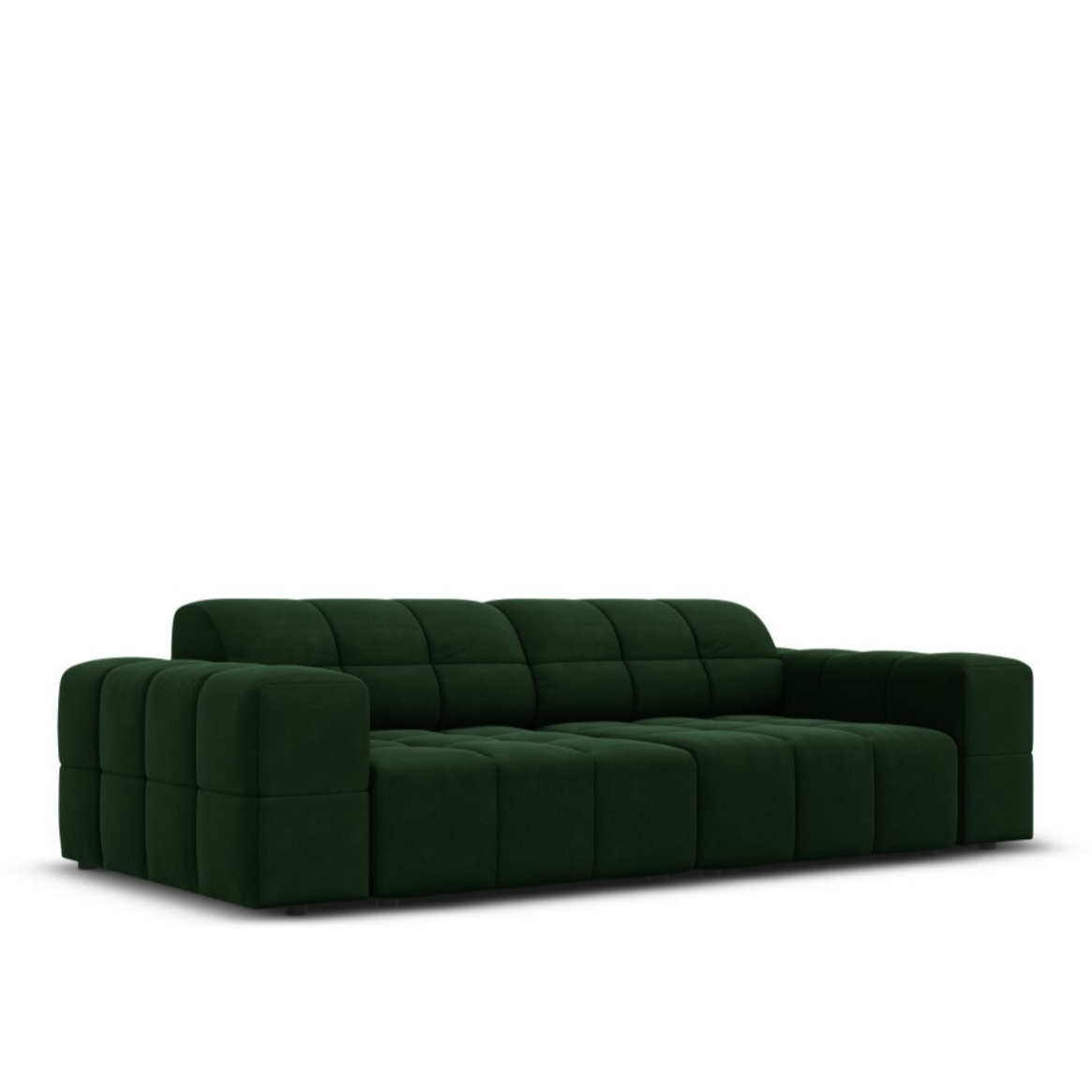 Dīvāns "Chicago" Cosmopolitan Design 204/102/70 cm tumši zaļš Blu 78 - N1 Home