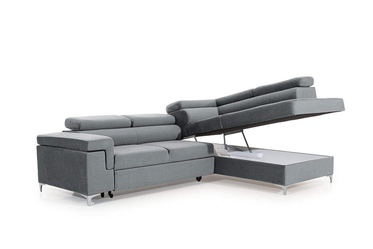 Dīvāns EGO L labais stūris 274/76-98/202 cm - N1 Home